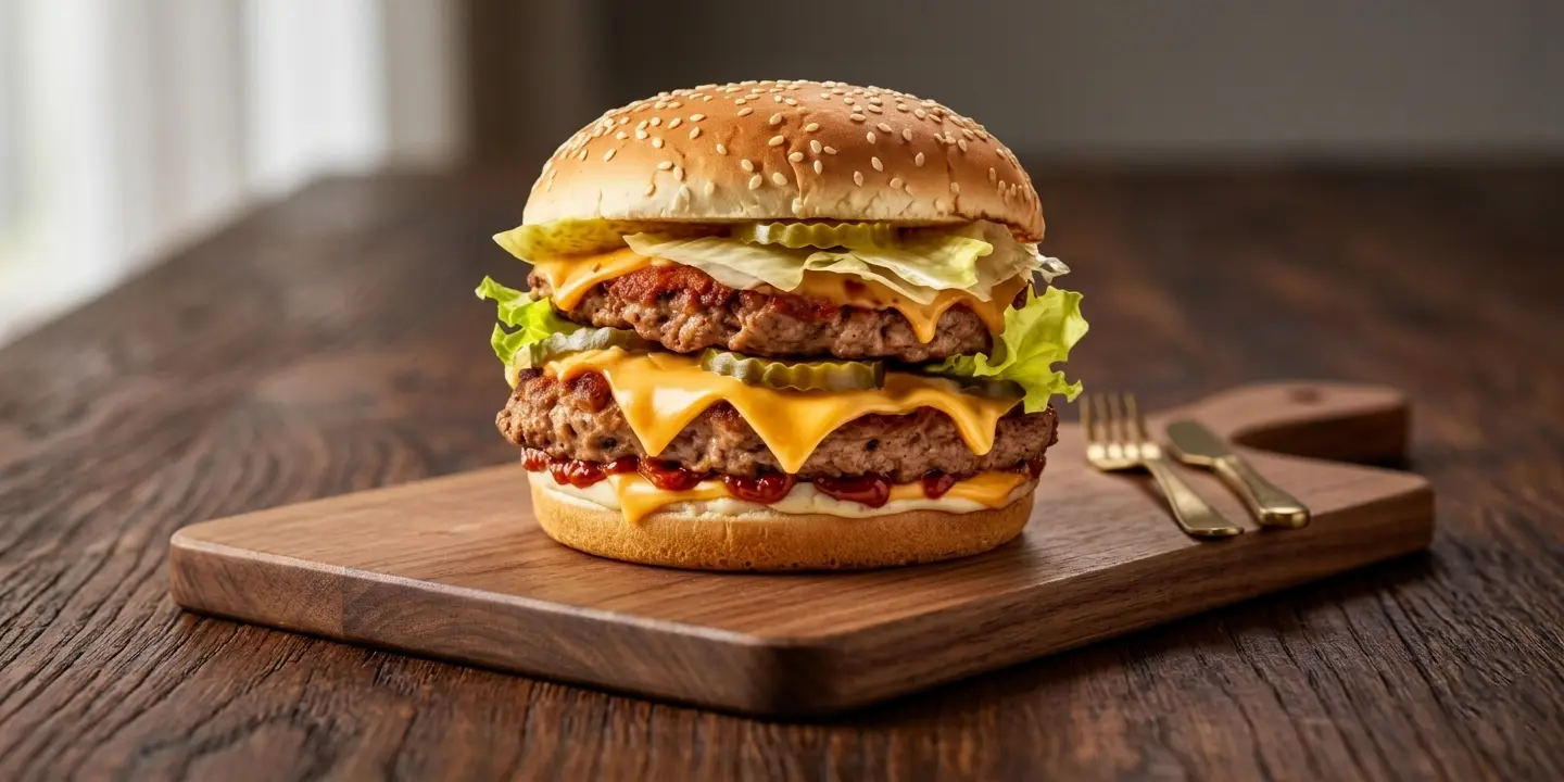 Loaded gourmet burgers at Meat The Bun Edmonton