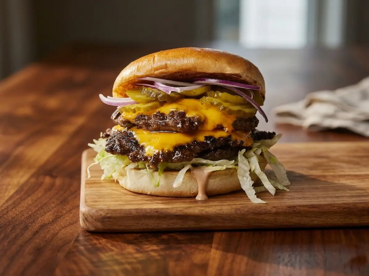 Smash Burger at Meat The Bun Edmonton – Canadian AAA beef brioche bun